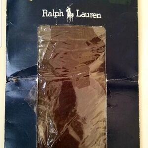 Vtg NIP Ralph Lauren Discontinued Dark Brown Opaque Pantyhose A-B 4'10'-5'3"